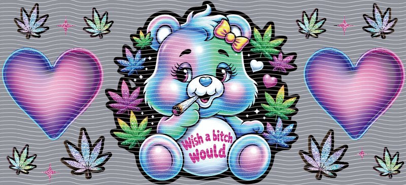 Care Bear 420 Cup Decal – Design #141