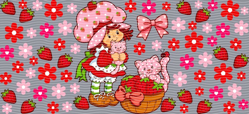 Strawberry Shortcake Cup Decal – Design #192