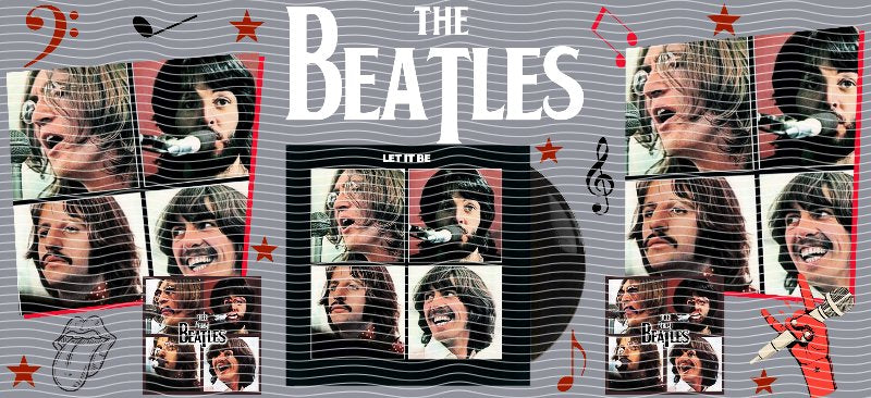 The Beatles Cup Decal – Design #135
