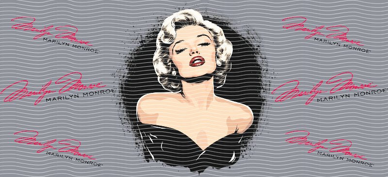 Marilyn Monroe Cup Decal – Design #136