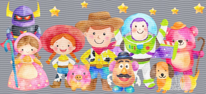Baby Chibi Toy Story Cast Cup Decal – Design #237