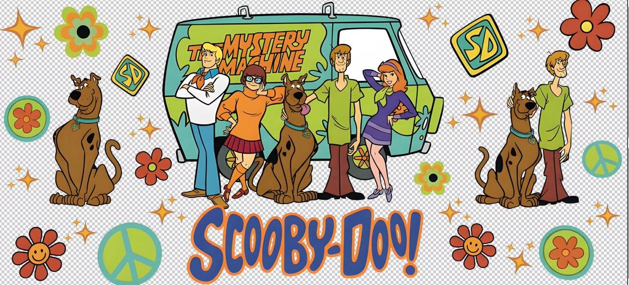 Scooby-Doo! Mystery Machine Cup Decal – Design #182
