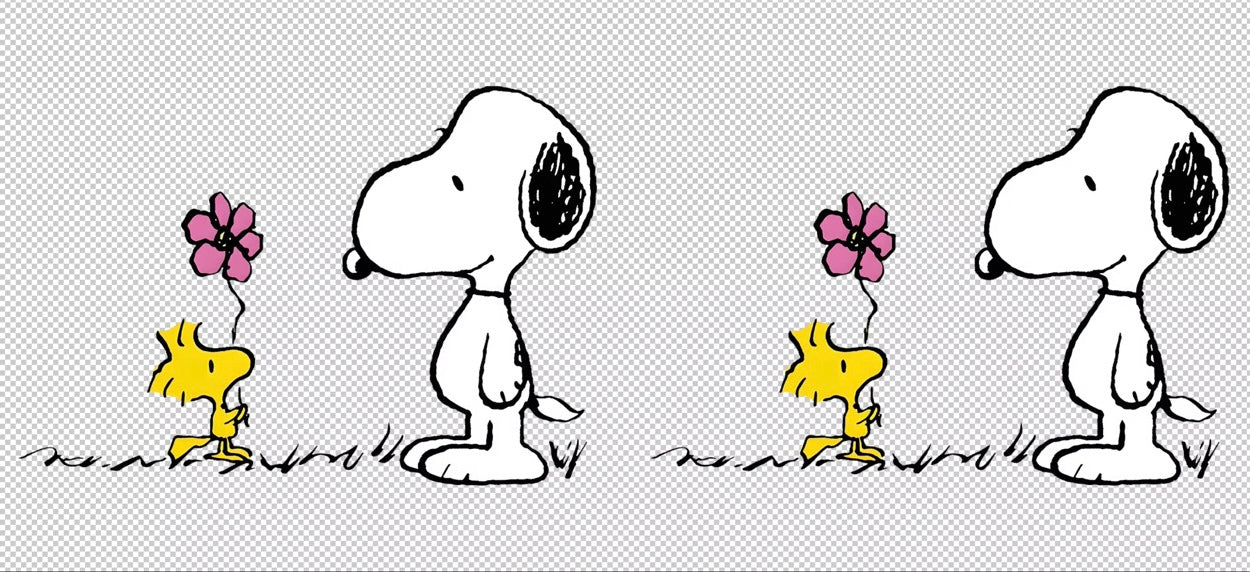 Snoopy & Woodstock Pink Flower Cup Decal – Design #176