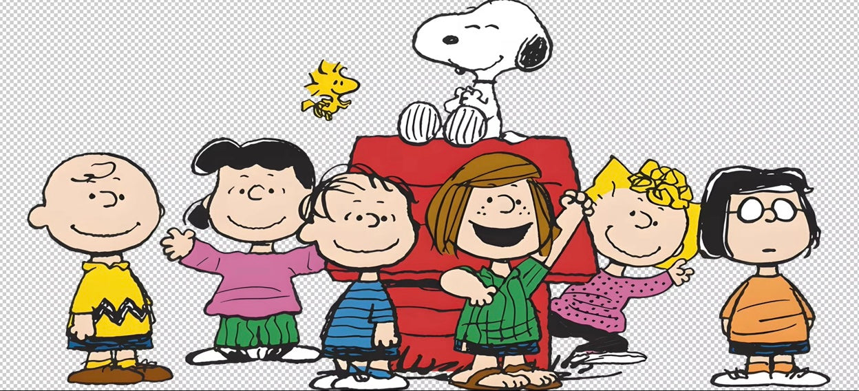 Peanuts Gang at the Doghouse Cup Decal – Design #177