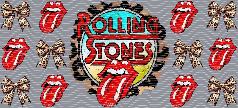 Rolling Stones Cup Decal – Design #134
