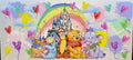 Pooh Gang Disney Castle Rainbow Cup Decal – Design #212