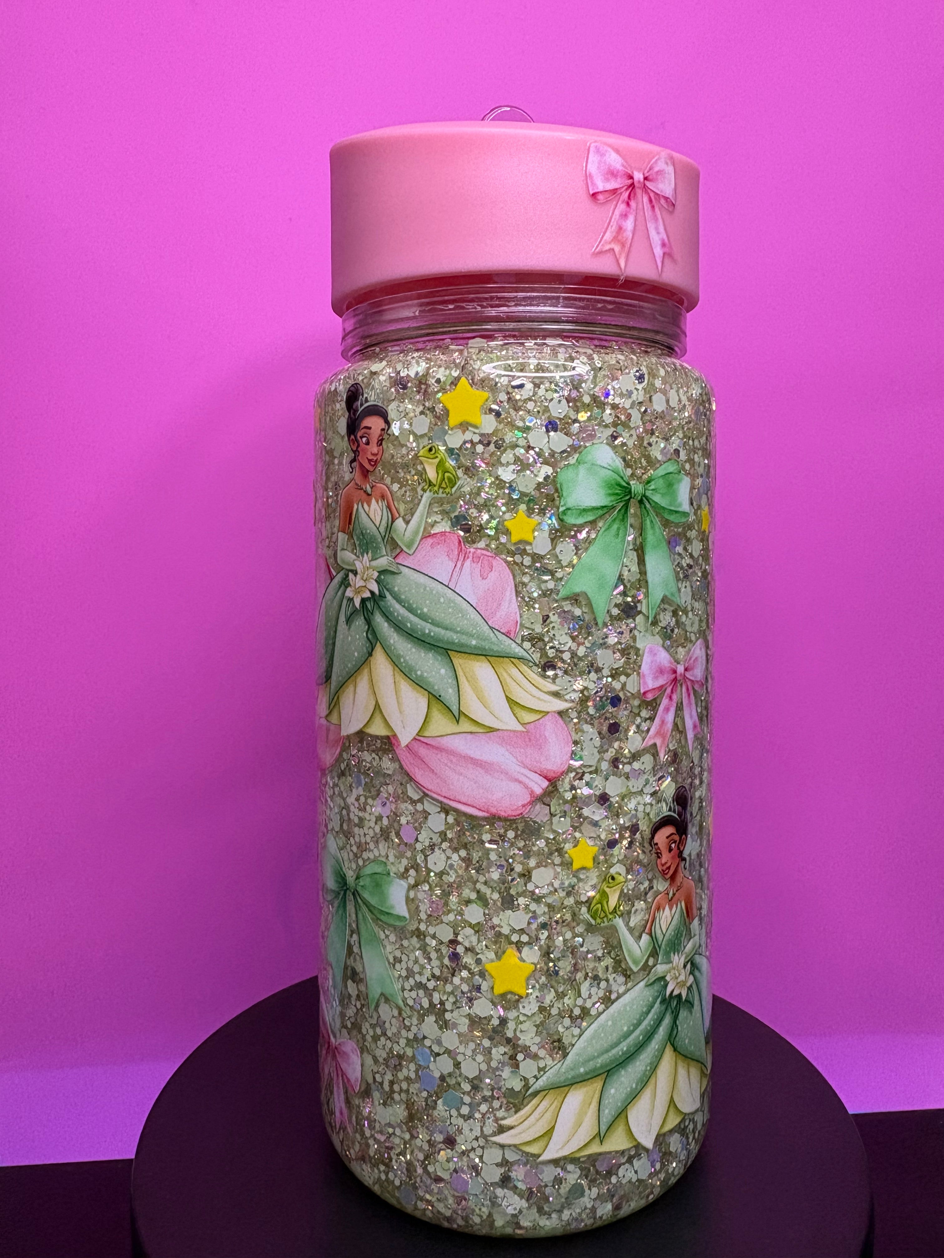 Princess Tiana Premade Snow Globe Cup – Ready to Ship