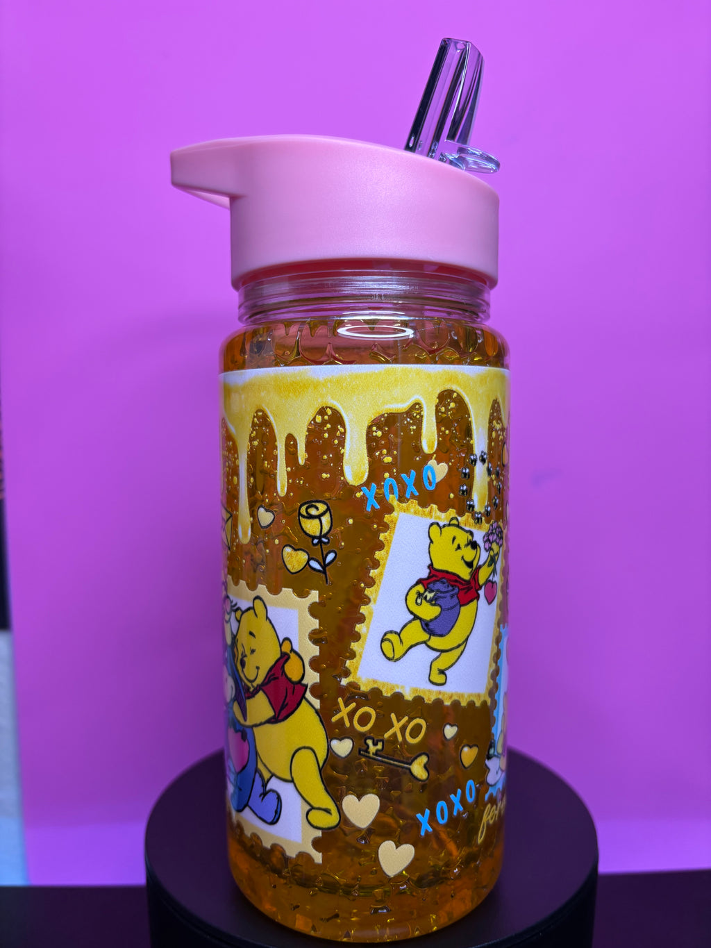 Winnie the Pooh XOXO Premade Snow Globe Cup – Ready to Ship