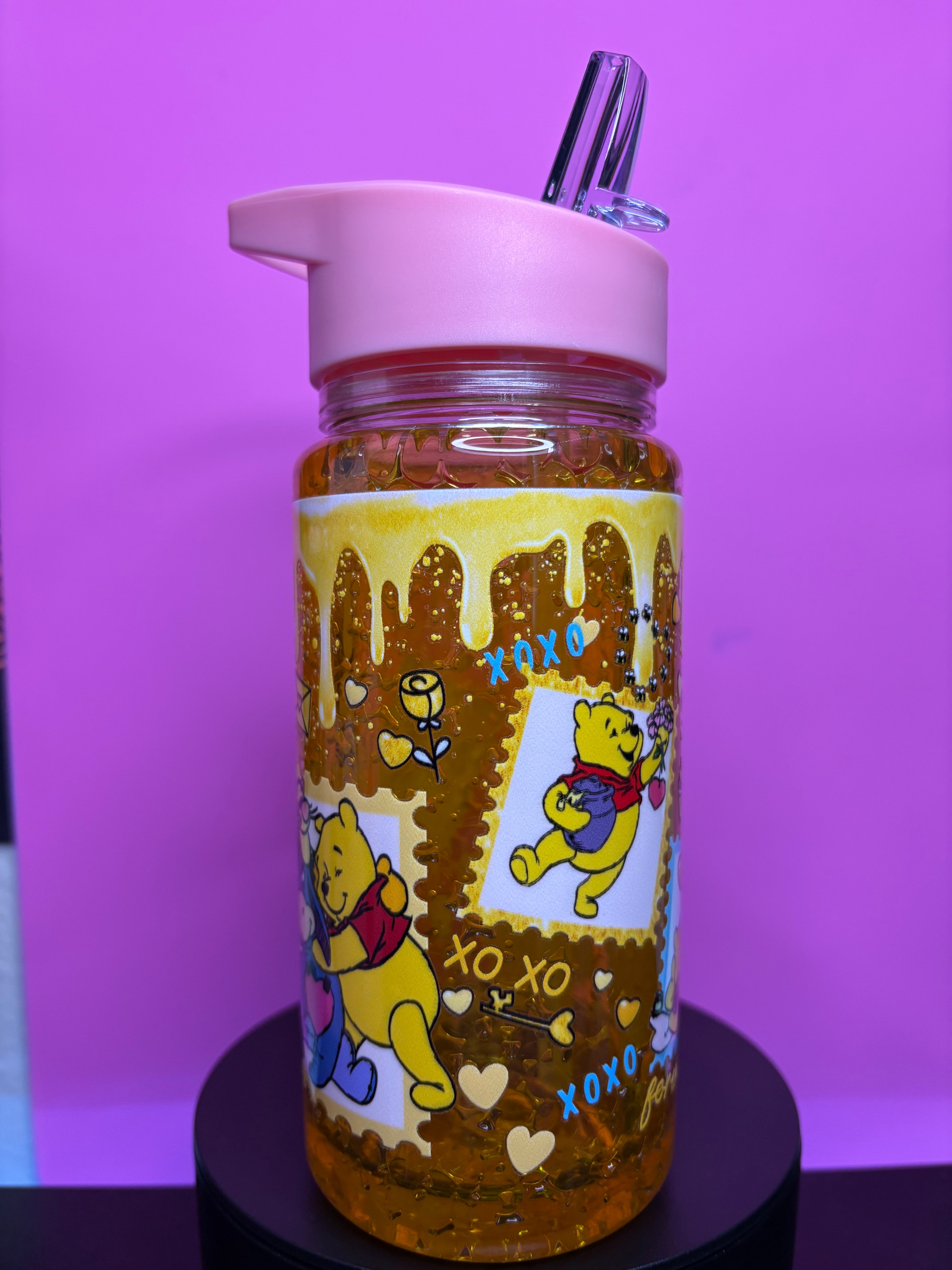 Winnie the Pooh XOXO Premade Snow Globe Cup – Ready to Ship