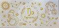 Capricorn Zodiac Gold Celestial Cup Decal – Design #311A