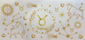 Taurus Zodiac Gold Celestial Cup Decal – Design #308A