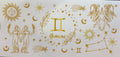 Gemini Zodiac Gold Celestial Cup Decal – Design #309A