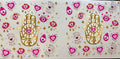 Gold Hamsa & Evil Eye Pink Hearts Cup Decal – Design #312