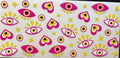 Hot Pink & Yellow Evil Eye Cup Decal – Design #313