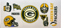 Green Bay Packers Multi-Logo Cup Decal – Design #125A